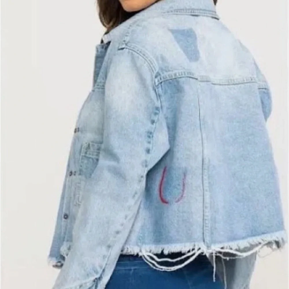 Free People Dillon jean jacket womens size Size S - Picture 3 of 15